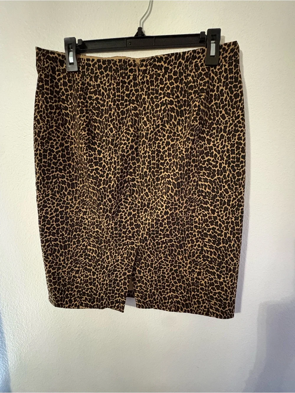 J. Crew Leopard Print Pencil Skirt in Brown and Black
